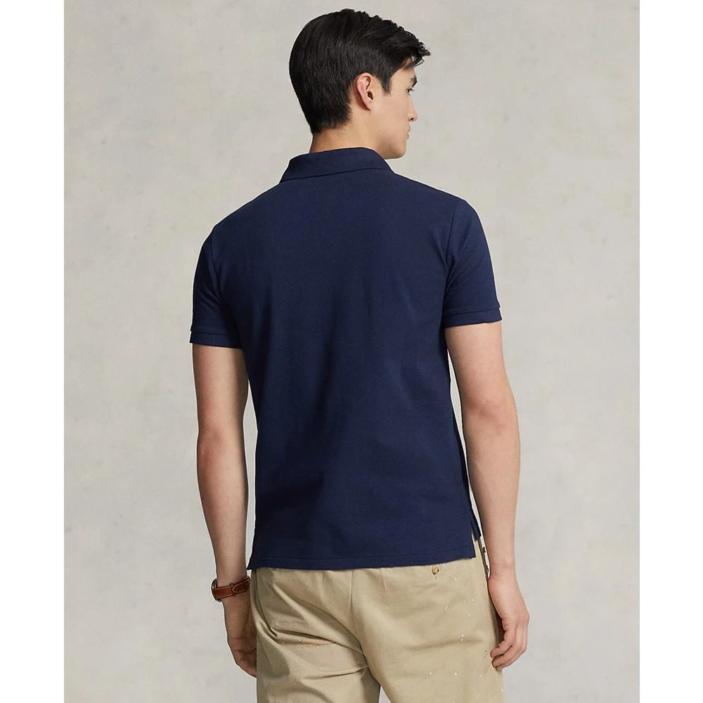 商品Ralph Lauren|Men's Cotton Custom Slim Fit Polo Bear Polo Shirt,价格¥524,第2张图片详细描述