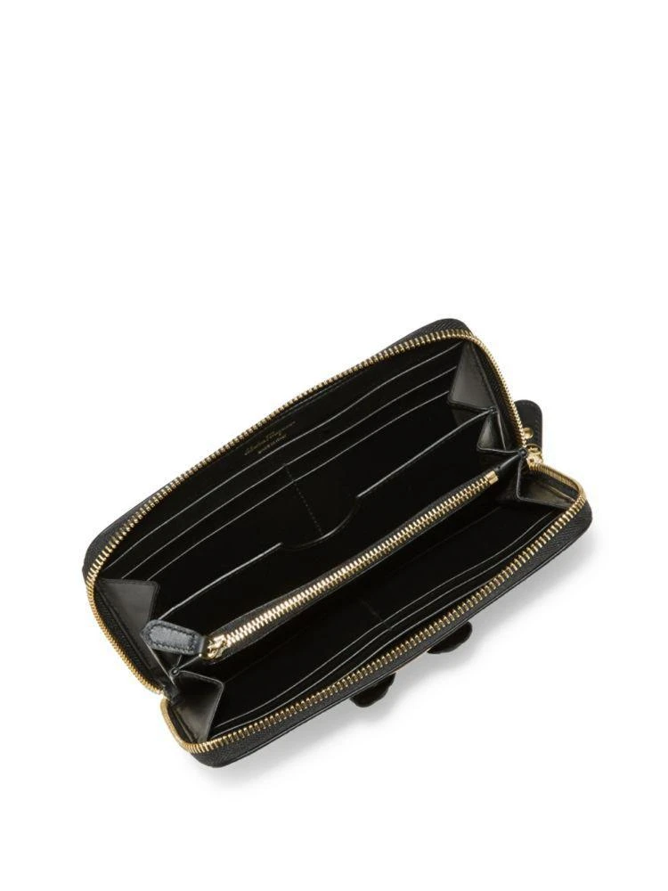 商品Salvatore Ferragamo|Studded Leather Zip-Around Wallet,价格¥3067,第2张图片详细描述