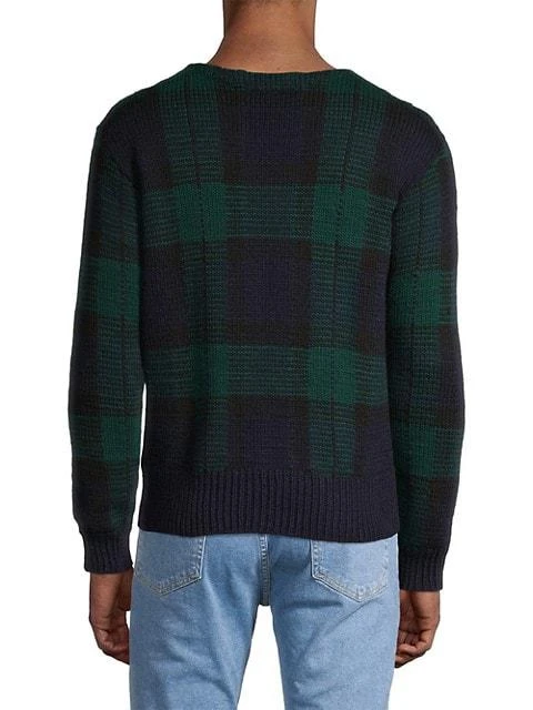 商品Ralph Lauren|Plaid Crewneck Pull-Over Sweater,价格¥2084,第5张图片详细描述