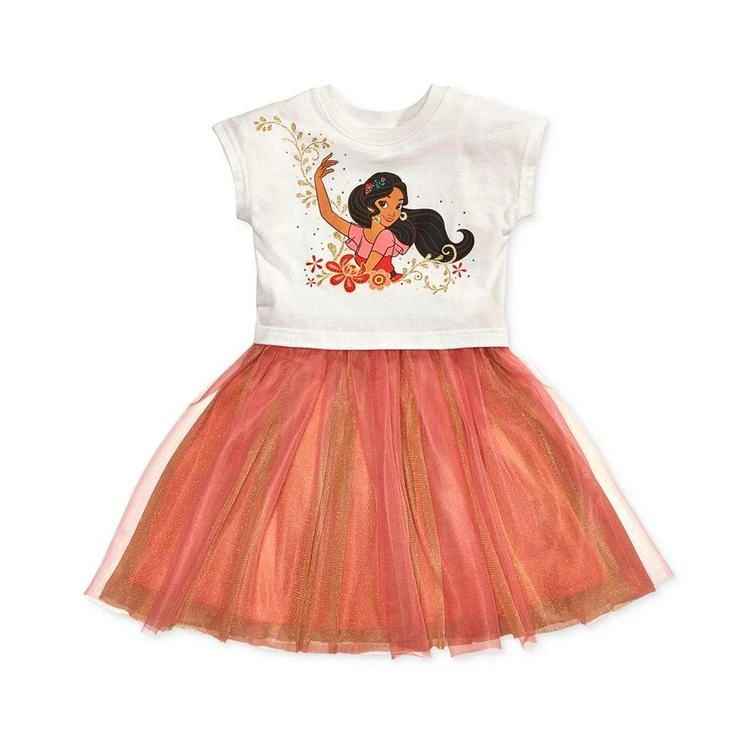 商品Disney|'s® Princess Elena Graphic-Print Tutu Dress, Little Girls (4-6X),价格¥159,第1张图片