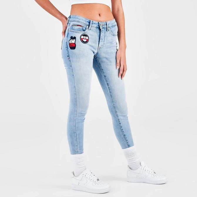 商品Tommy Hilfiger|Women's Tommy Hilfiger Peace and Happiness Skinny Jeans,价格¥74,第1张图片