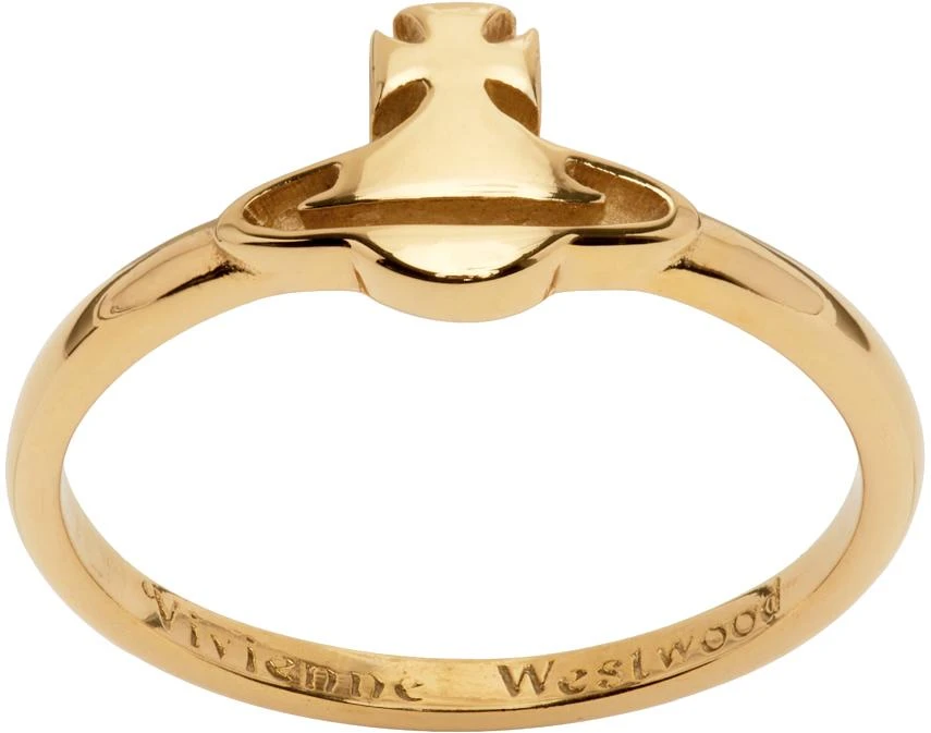 商品Vivienne Westwood|Gold Carmen Ring,价格¥653,第1张图片