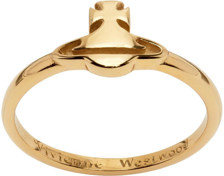 商品Vivienne Westwood|Gold Carmen Ring,价格¥867,第1张图片