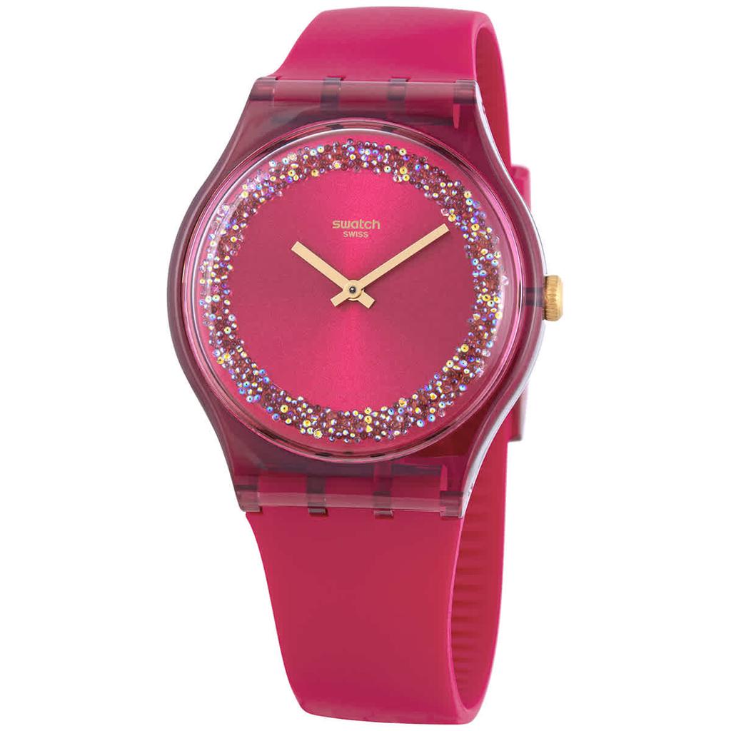 Ruby Rings Quartz Red Dial Ladies Watch SUOP111商品第1张图片规格展示