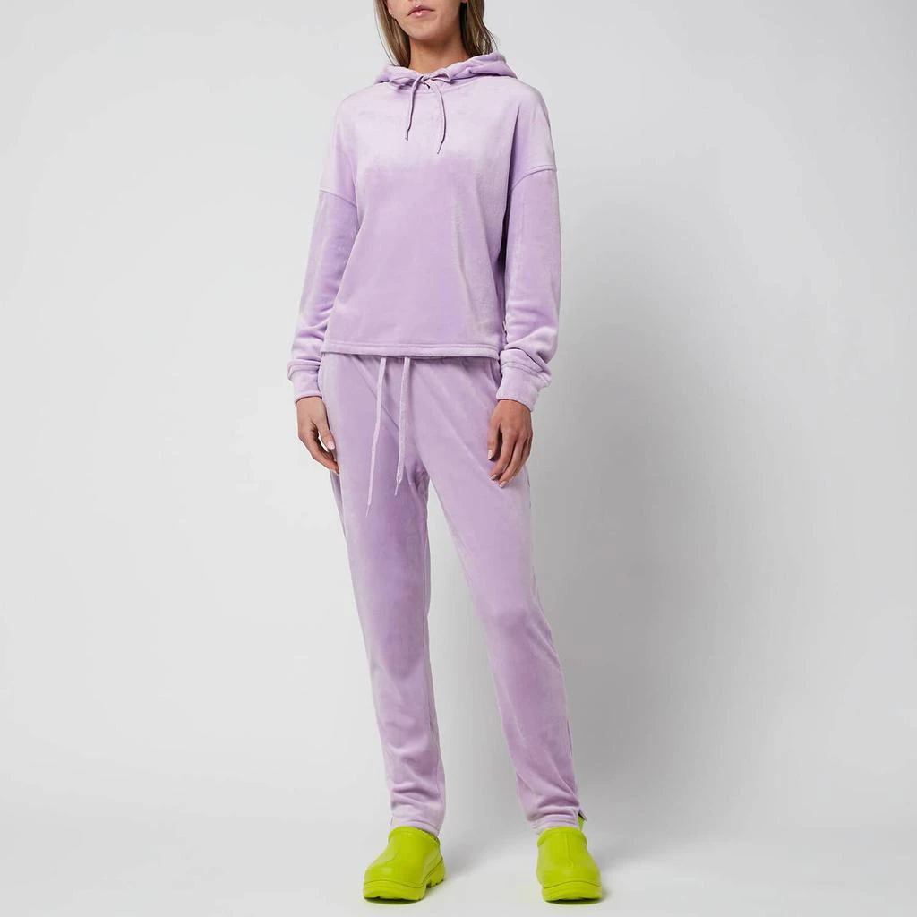 商品UGG|UGG Women's Belden Velvet Hoodie - Purple Lake,价格¥115,第3张图片详细描述