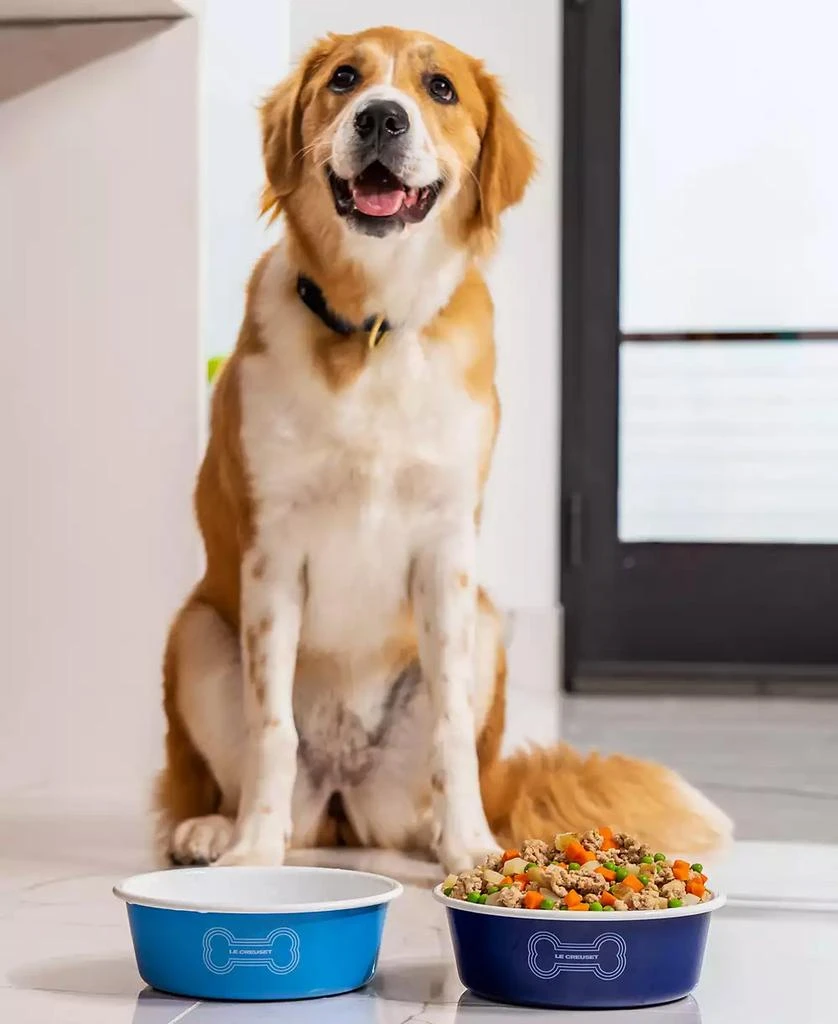 商品Le Creuset|6 Cup Enamel on Steel Pet Bowl with Skid Resistant Base,价格¥286,第4张图片详细描述