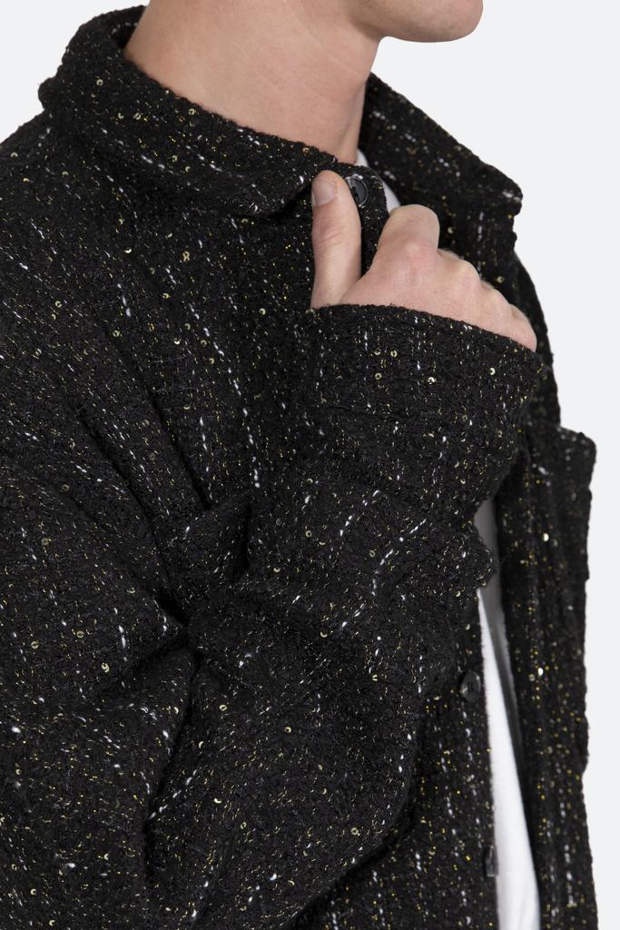 Heavyweight Woven Flannel - Black商品第8张图片规格展示