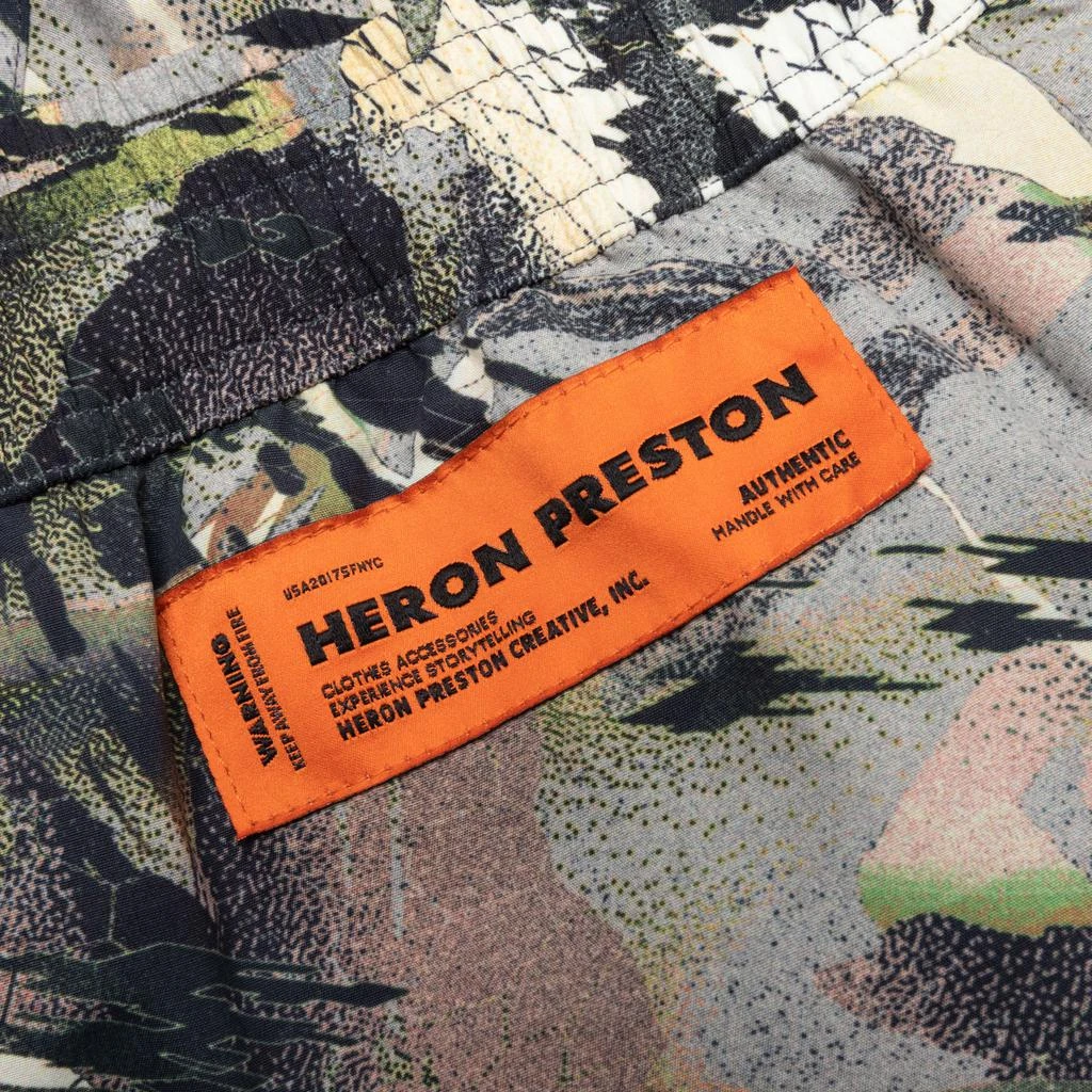 商品Heron Preston|Heron Preston Nylon Swimshorts - Camouflage Green,价格¥1200,第3张图片详细描述