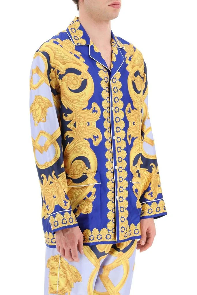 商品Versace|'BAROCCO 660' SILK PAJAMA SHIRT,价格¥3385,第3张图片详细描述