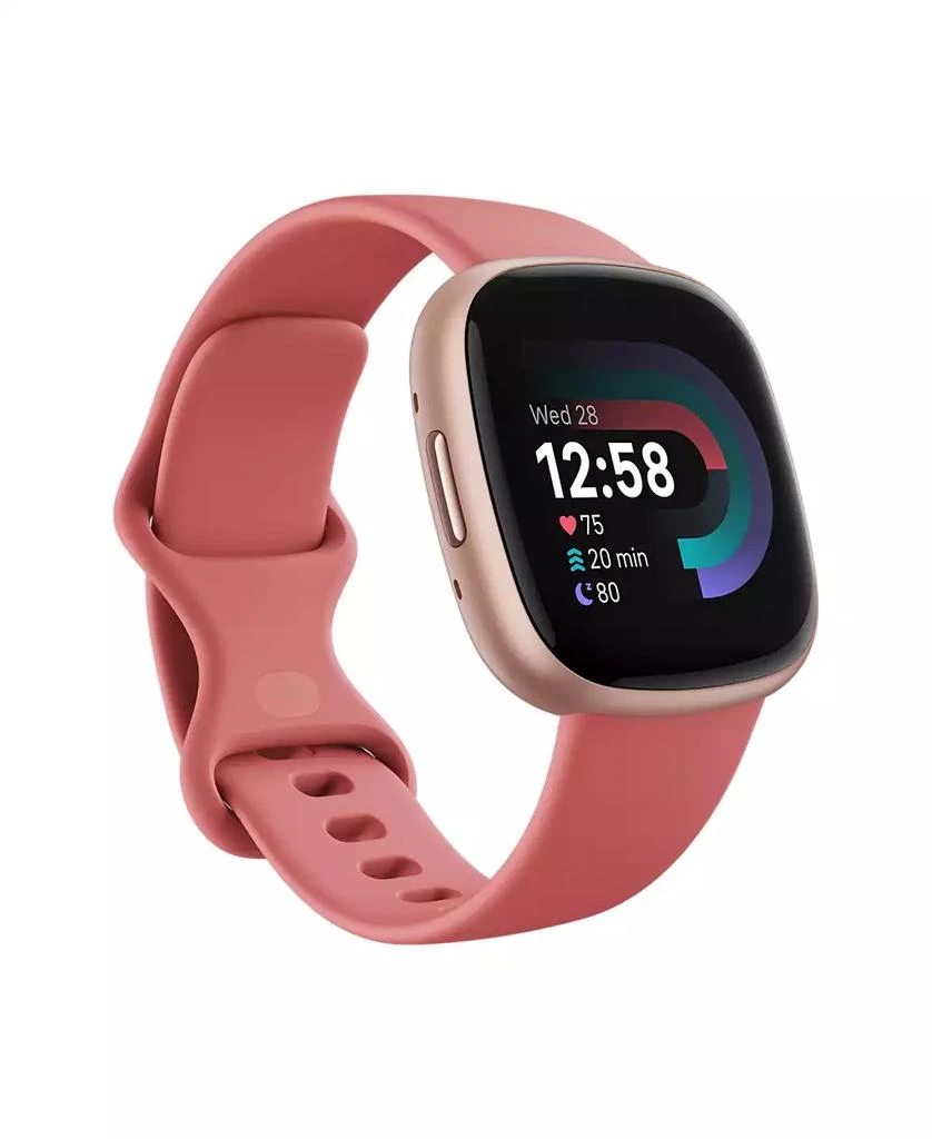 商品Fitbit|Versa 4 Pink Sand Copper Rose Smartwatch, 39mm,价格¥1495,第3张图片详细描述