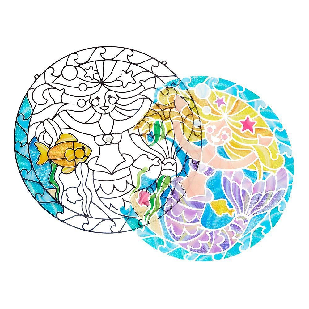 Mermaid Stained Glass Sticker Craft - Ages 5+ 商品