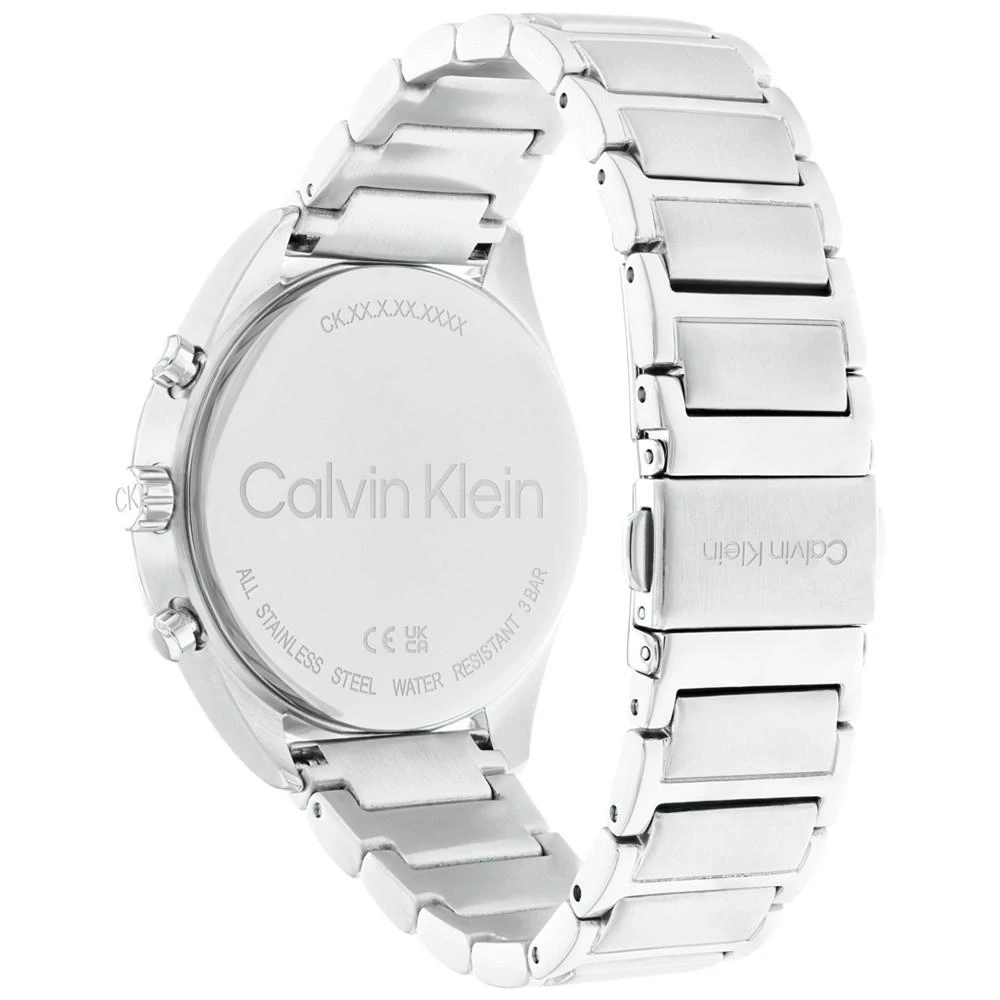 商品Calvin Klein|Women's Silver-Tone Stainless Steel Bracelet Watch 38mm,价格¥1011,第3张图片详细描述