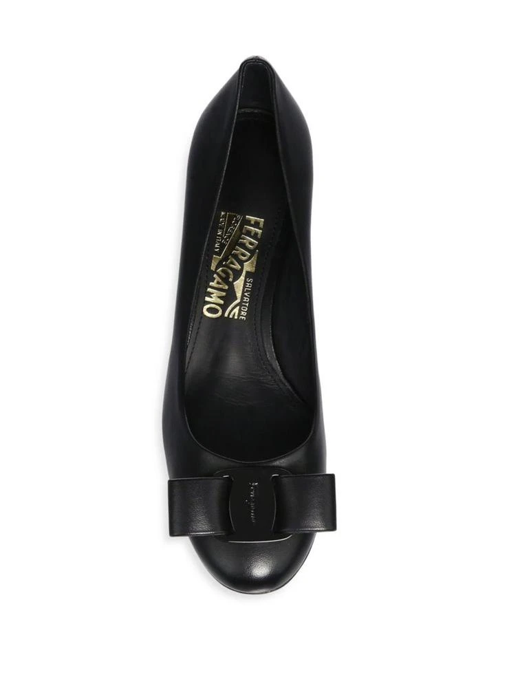 商品Salvatore Ferragamo|Slip-On Leather Pumps,价格¥2904,第4张图片详细描述