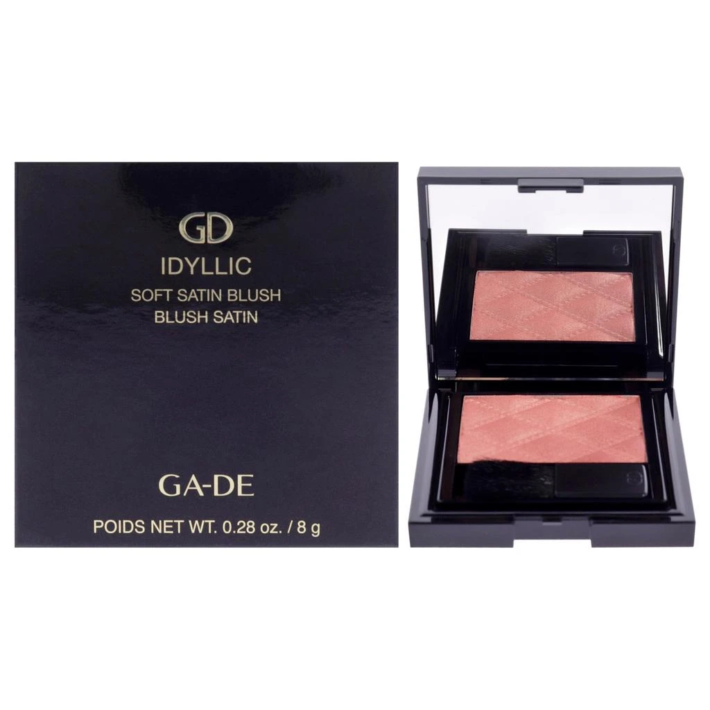 商品GA-DE|Idyllic Soft Satin Blush Powder - 35 Golden Peach by  for Women - 0.28 oz Blush,价格¥355,第1张图片