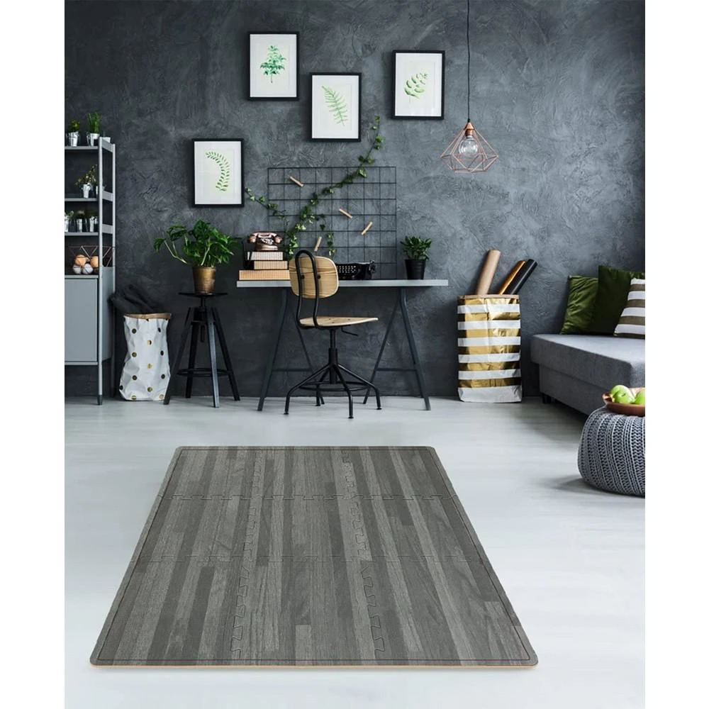 商品Sorbus|Interlocking Tiles Floor Mat Set, 16 Pieces,价格¥320,第2张图片详细描述