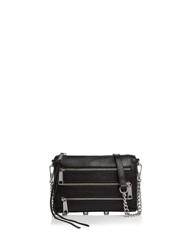 商品Rebecca Minkoff|Mini Five Zip Leather Crossbody ,价格¥1090,第1张图片