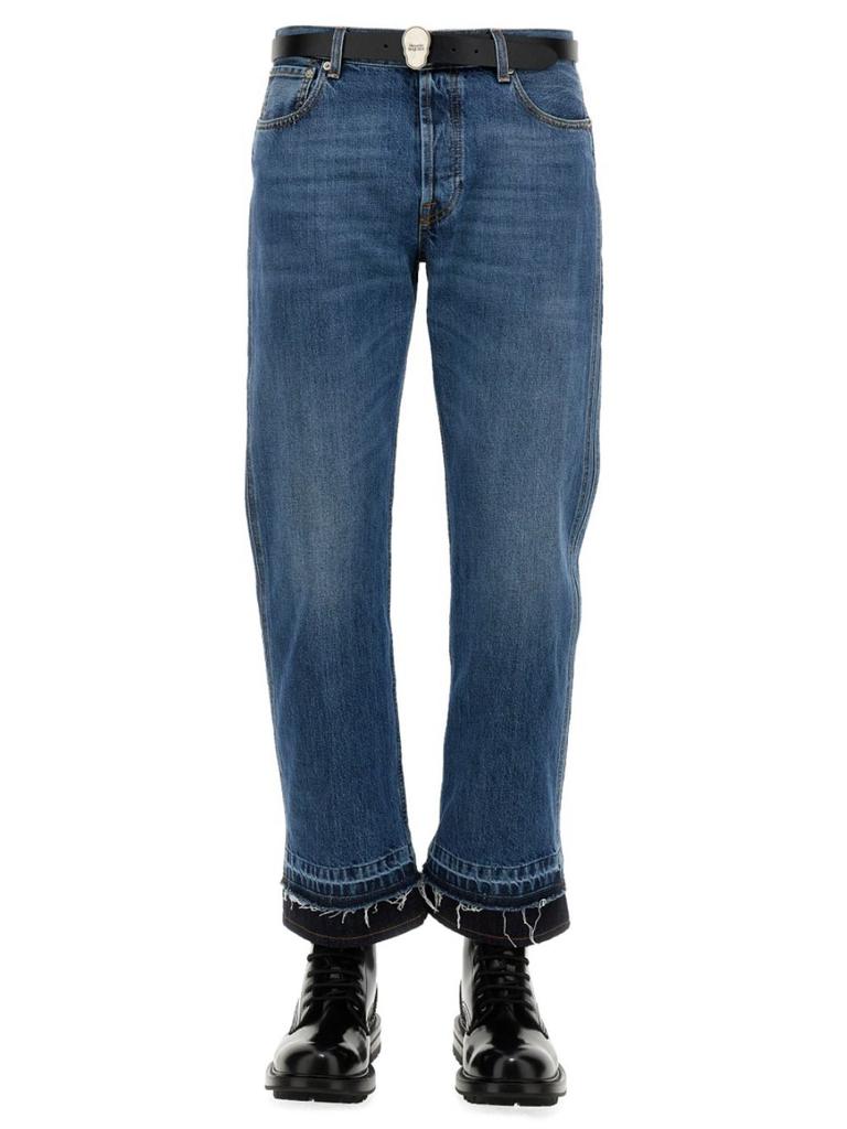 Alexander Mcqueen Mens Blue Jeans商品第1张图片规格展示
