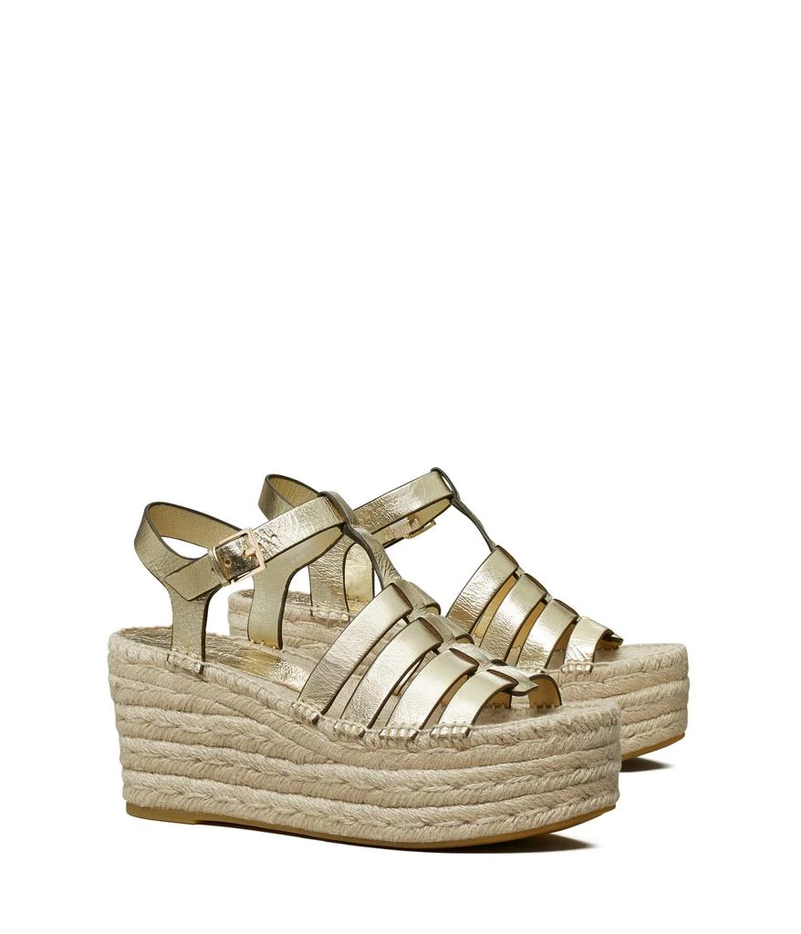 商品Tory Burch|Fisherman Espadrille Wedge 75 mm,价格¥1556,第1张图片