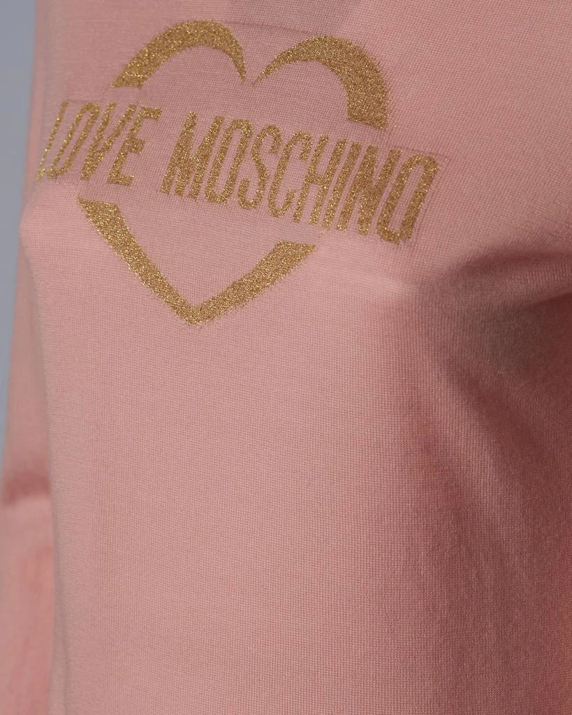 商品Love Moschino|Love Moschino Logo Printed Knit Jumper,价格¥870,第3张图片详细描述