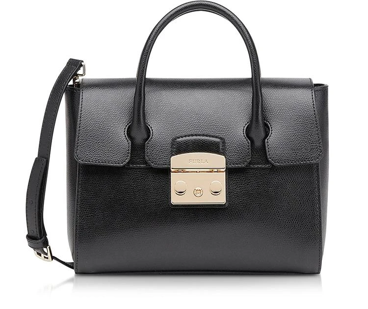 商品Furla|Metropolis 缟玛瑙色皮革中号挎包,价格¥3914,第1张图片