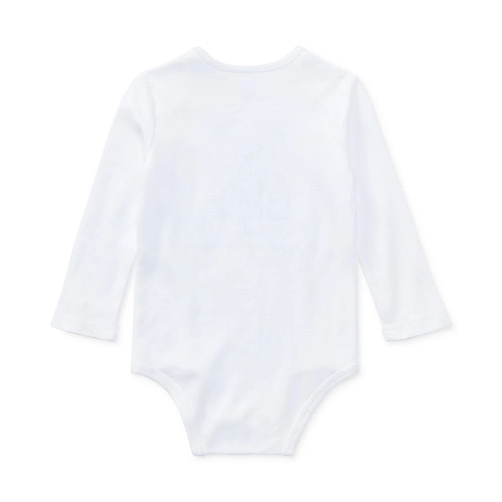 商品Ralph Lauren|Ralph Lauren Baby Boys Bear Cotton Bodysuit,价格¥186,第2张图片详细描述