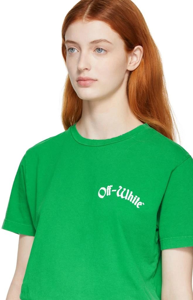 商品Off-White|Green College Slim T-Shirt,价格¥1311,第4张图片详细描述