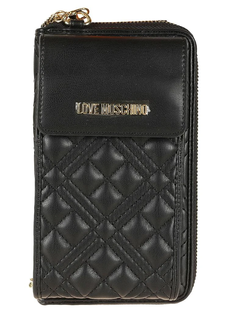 商品Love Moschino|Love Moschino Quilted Zip-around Wallet,价格¥682,第1张图片