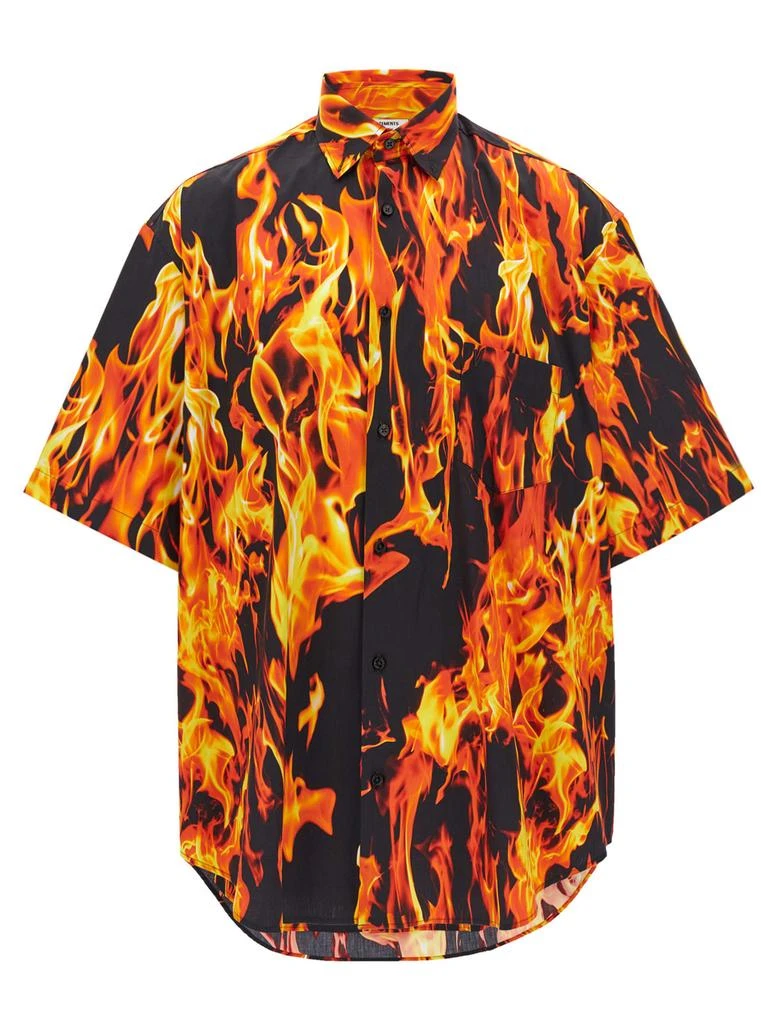 商品Vetements|black & Orange Fire Shirt,价格¥4798,第1张图片