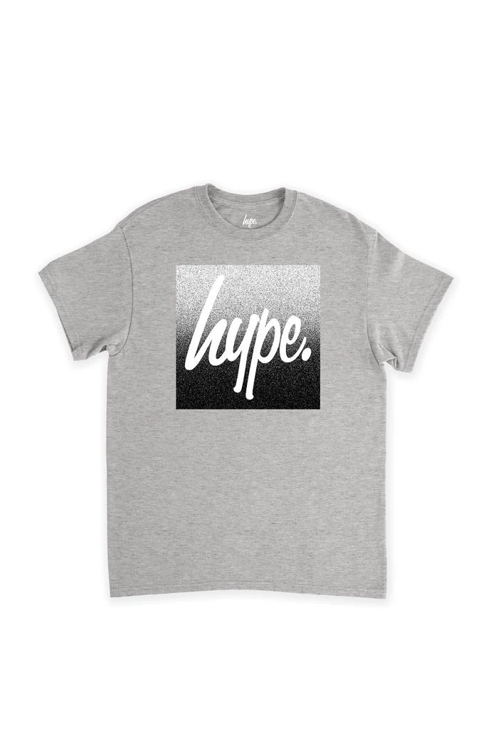 商品HYPE KIDS|HYPE KIDS BLACK WHITE SPECKLE FADE SQUARE SCRIPT T-SHIRT,价格¥186,第4张图片详细描述