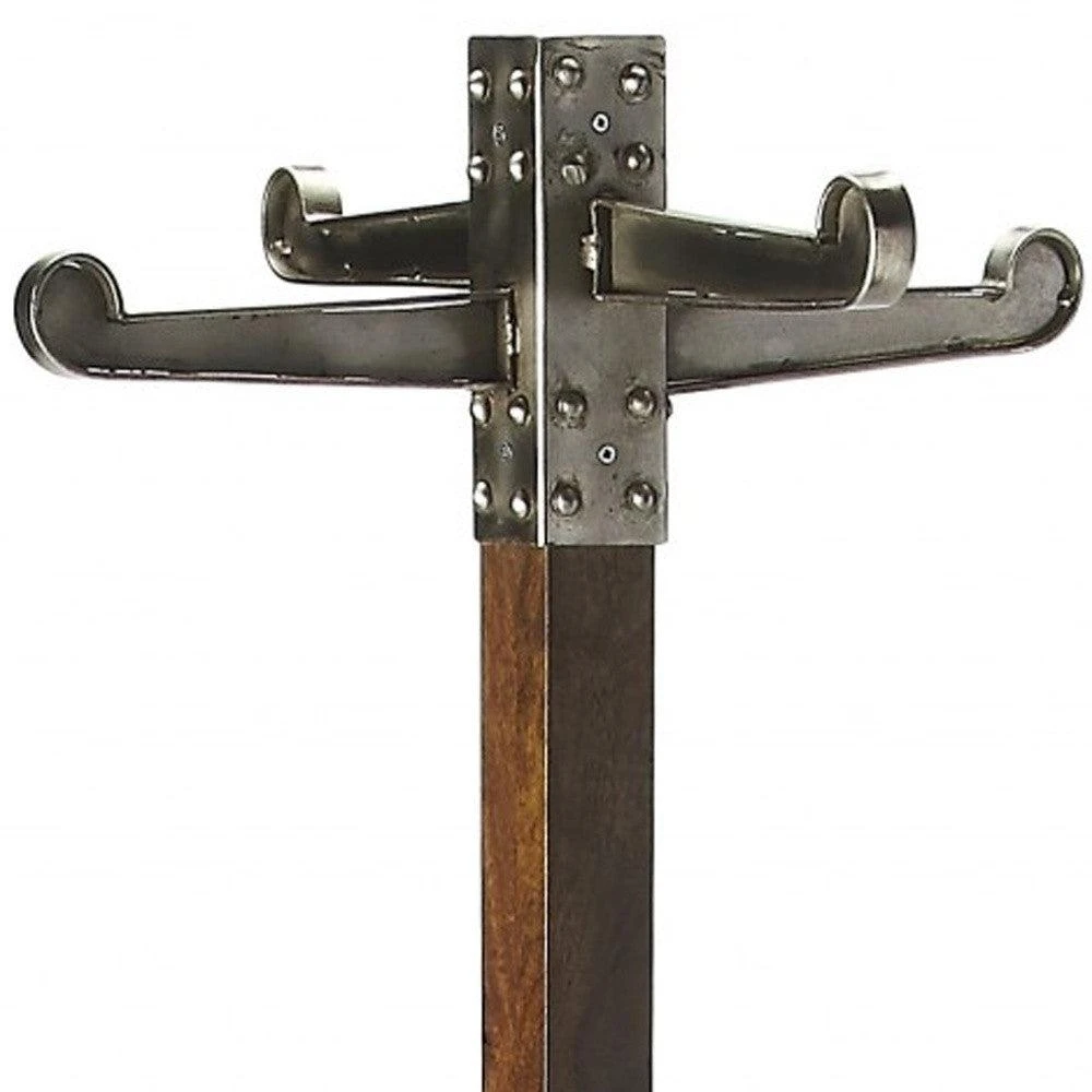 商品Homezia|Industrial Chic Vintage Style Coat Rack,价格¥5244,第3张图片详细描述