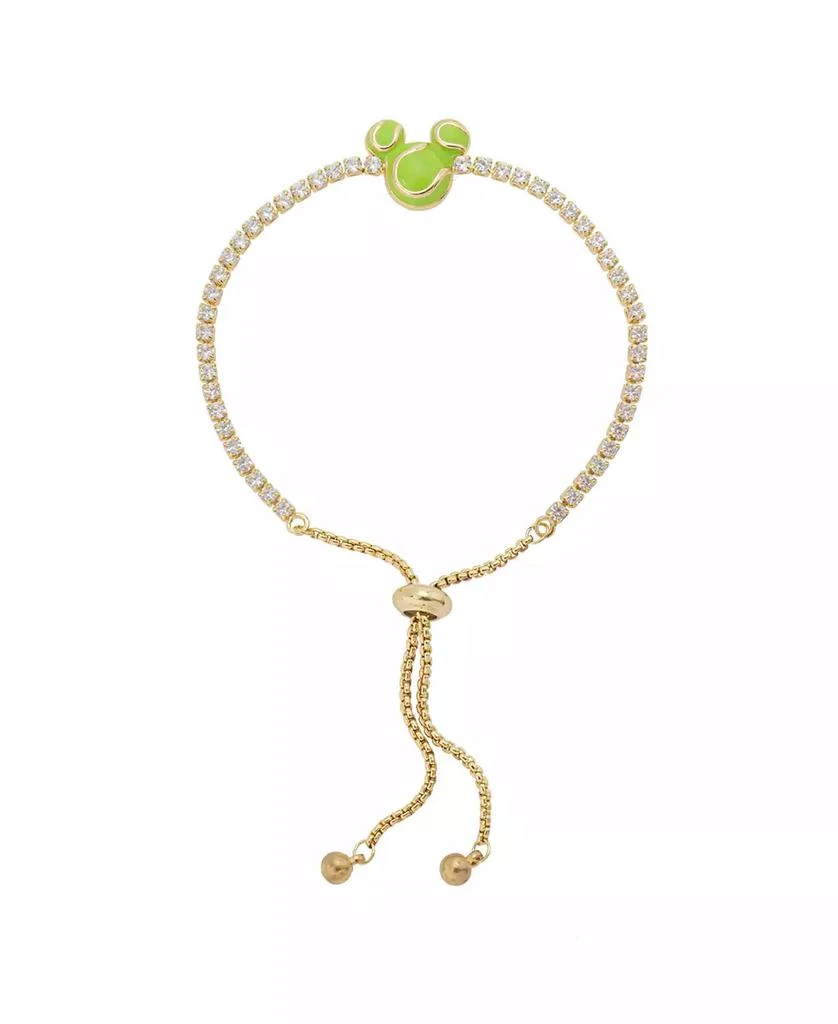 商品Disney|Mickey Mouse Cubic Zirconia Ball Tennis Bolo Bracelet,价格¥154,第1张图片
