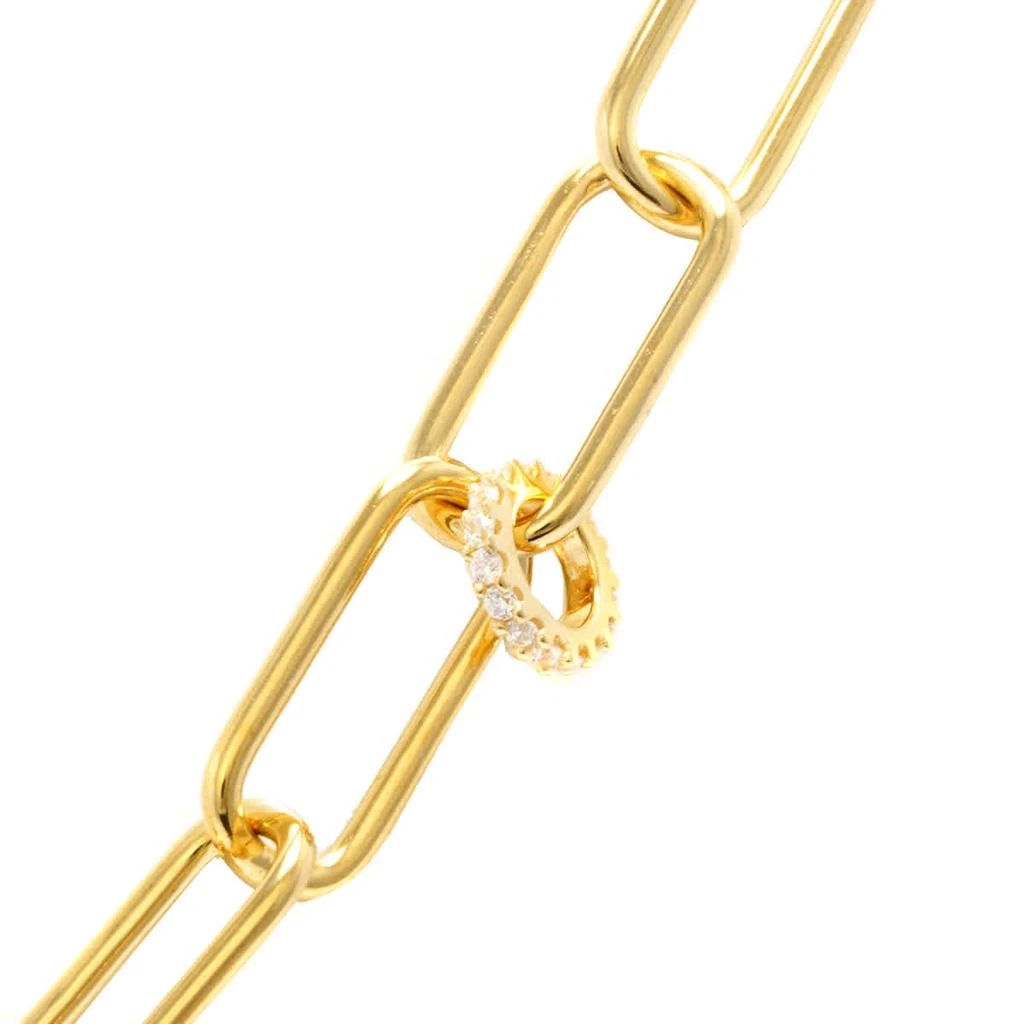 商品apm Monaco|APM Monaco Ladies Yellow Silver Chain Necklace With Sliding Ring,价格¥959,第3张图片详细描述