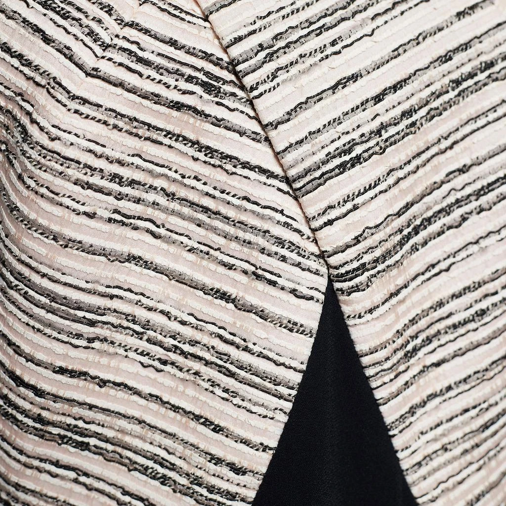 商品[二手商品] ROLAND MOURET|Roland Mouret Black Tweed & Crepe Sleeveless Dress M,价格¥2561,第3张图片详细描述