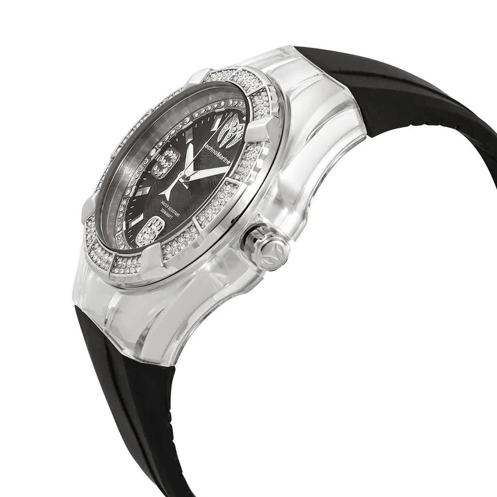 商品TechnoMarine|Technomarine Cruise Quartz Crystal Black Dial Mens Watch TM-121089,价格¥738,第2张图片详细描述