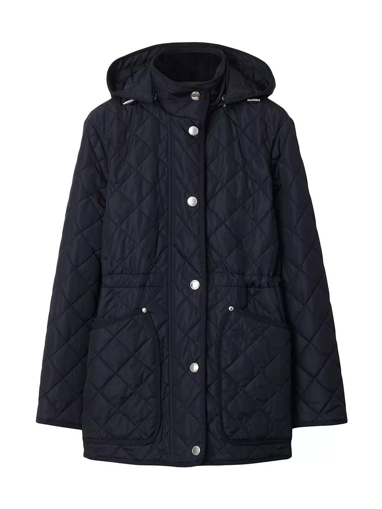 Burberry Roxbugh Quilted Hooded Jacket - Jackets - Free