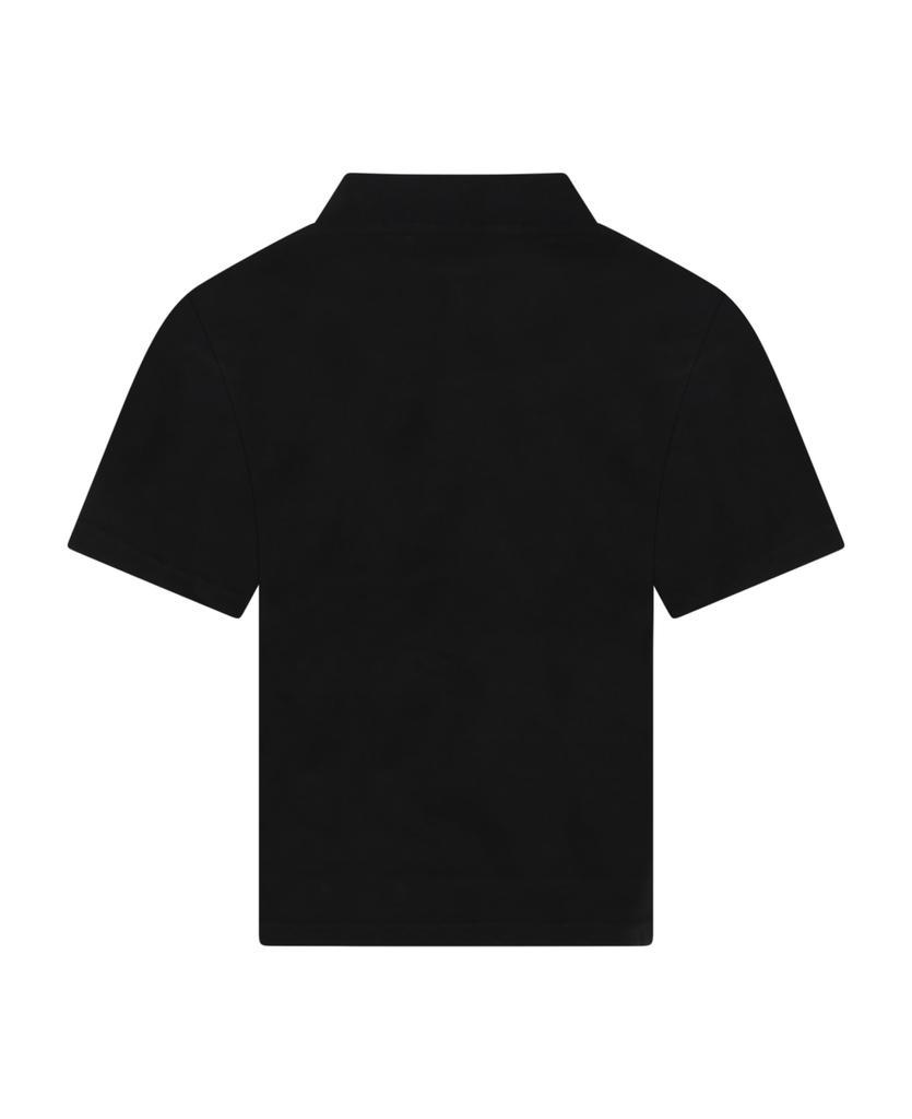 商品Balenciaga|Black T-shirt For Boy With Logo,价格¥1624,第4张图片详细描述