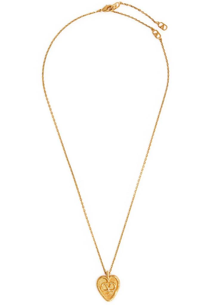 商品Valentino|Fil Perdu heart pendant necklace,价格¥4460,第3张图片详细描述