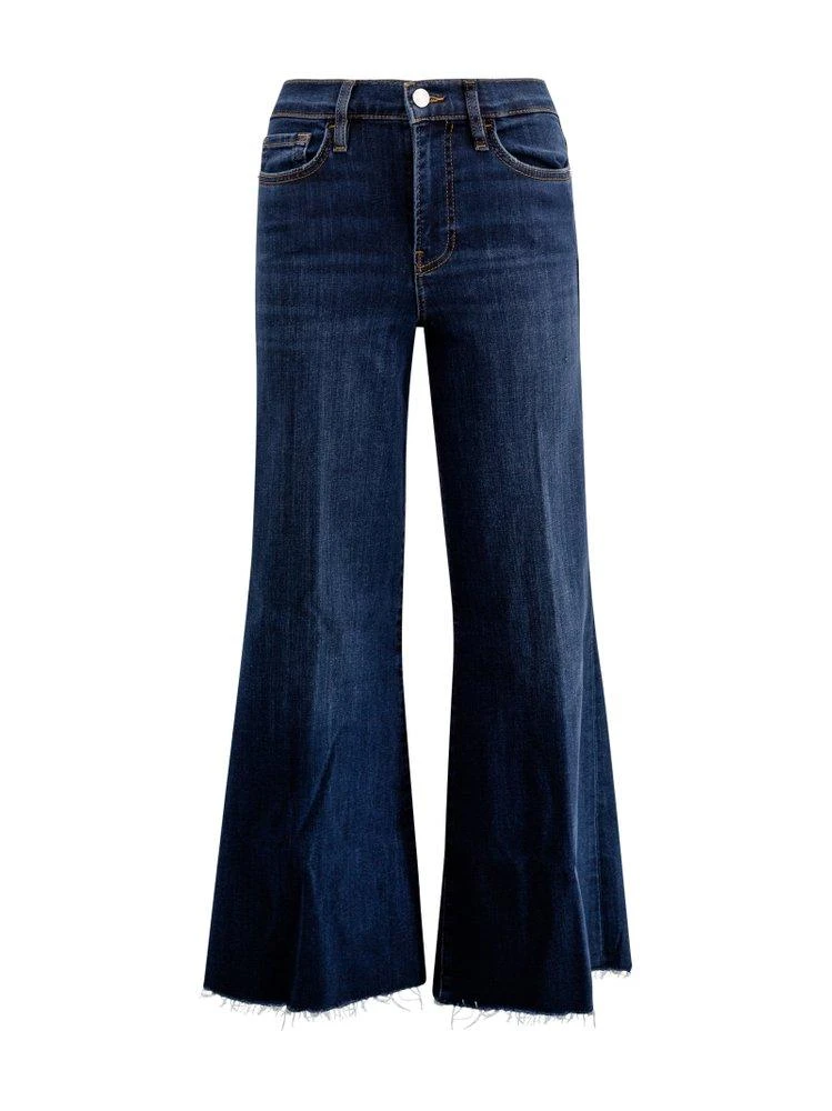 商品FRAME|Frame Raw-Cut Hem Flared Jeans,价格¥2055,第1张图片