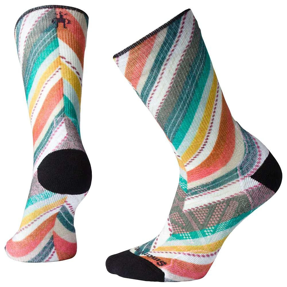 商品SmartWool|Smartwool Women's PhD Outdoor Light Print Crew Sock 羊毛袜,价格¥140,第2张图片详细描述