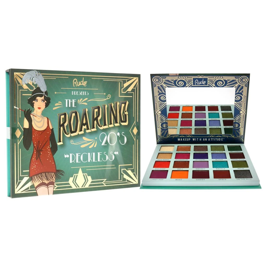 商品Rude Cosmetics|The Roaring 20s Eyeshadow Palette - Reckless by  for Women - 1.06 oz Eye Shadow,价格¥157,第3张图片详细描述