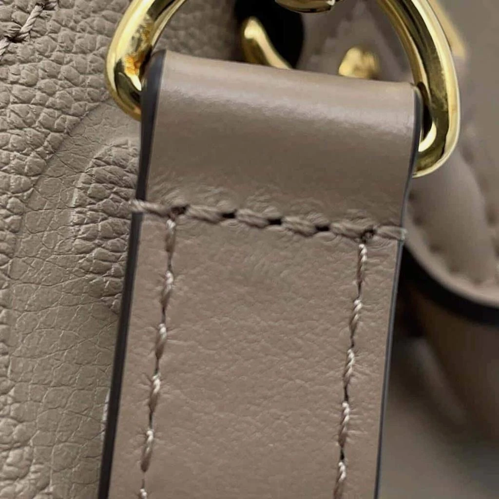 Louis Vuitton Tourterelle Monogram Empreinte Leather Speedy Bandouliere 25 Satchel Bag 商品