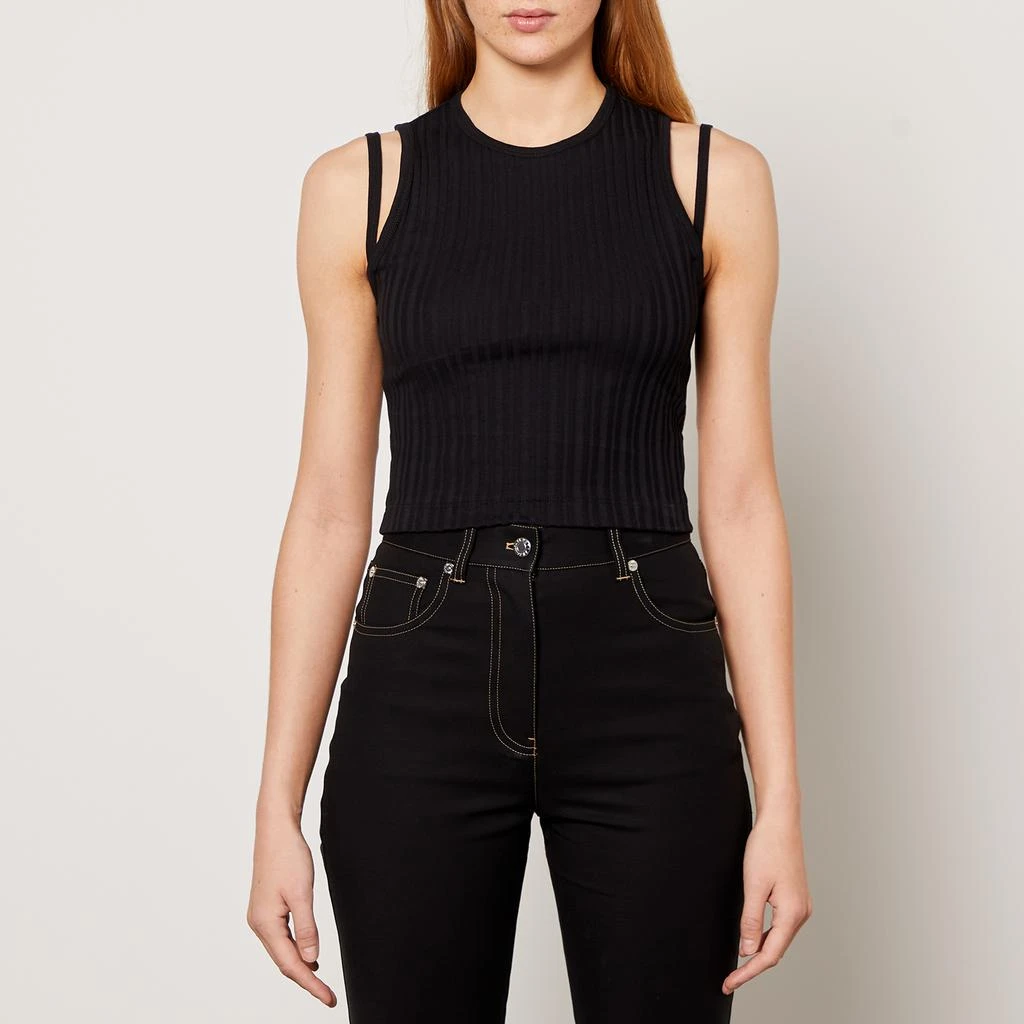 商品Helmut Lang|Helmut Lang Women's Rib Muscle T-Shirt - Black,价格¥257,第1张图片