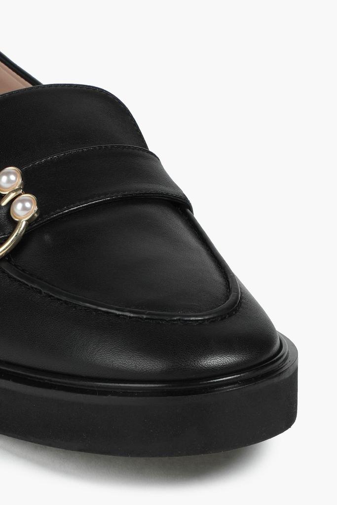 Embellished leather loafers商品第4张图片规格展示