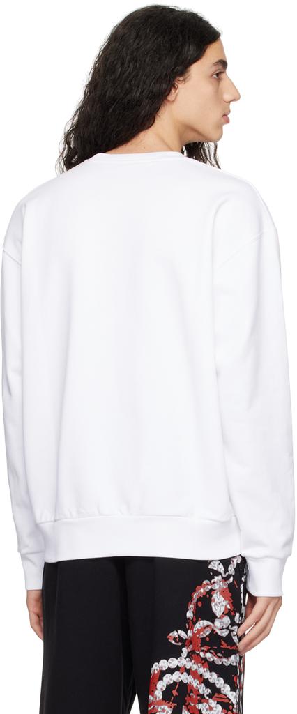 White Print Sweatshirt商品第3张图片规格展示