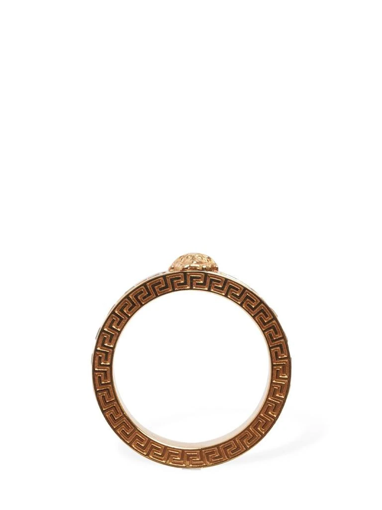商品Versace|Medusa Crystal Band Ring,价格¥2874,第4张图片详细描述