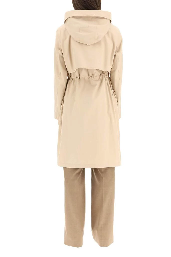 商品Burberry|Burberry Hooded Mid-Length Parka,价格¥16436,第3张图片详细描述