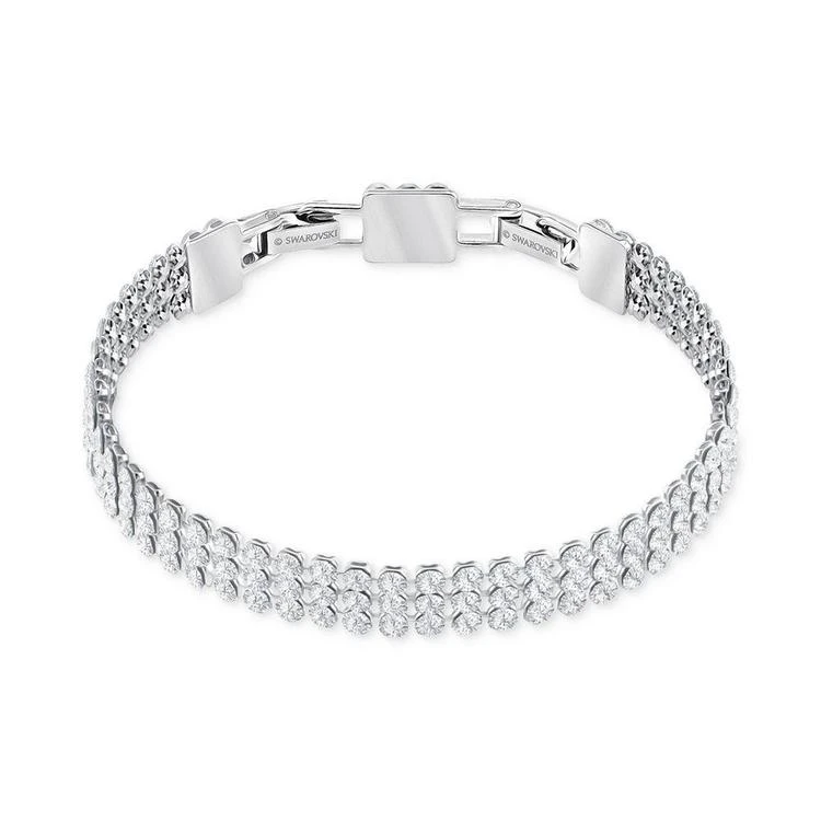 商品Swarovski|Silver-Tone Crystal Flex Bracelet,价格¥966,第2张图片详细描述