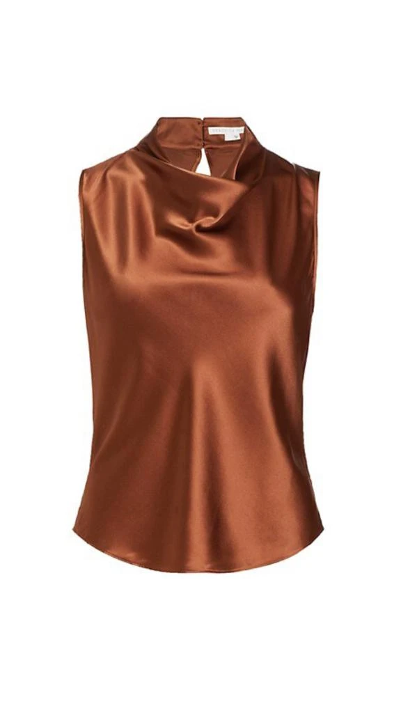 商品VERONICA BEARD|Veronica Beard Tam Top Cognac,价格¥2784,第1张图片