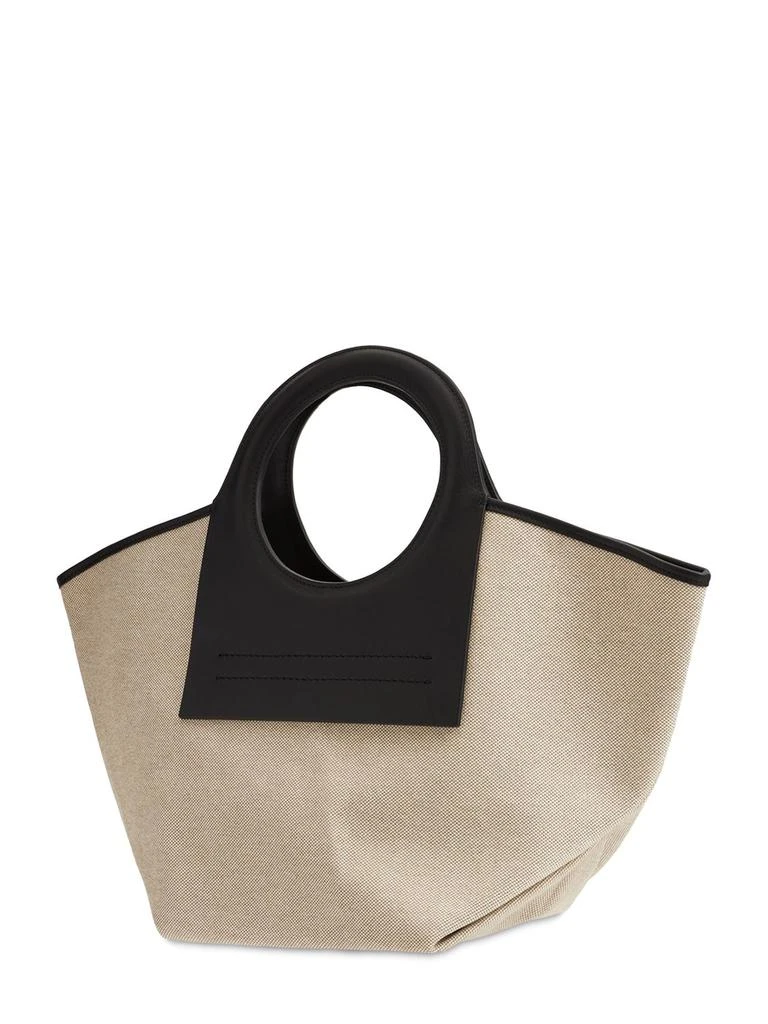 商品Hereu|Cala Small Canvas & Leather Tote Bag,价格¥3445,第3张图片详细描述