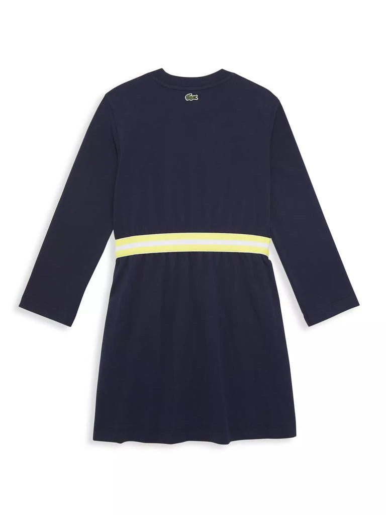 商品Lacoste|Little Girl's & Girl's Long-Sleeve T-Shirt Dress,价格¥150,第2张图片详细描述